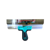 Шпатель фасадный алюминиевый 350 мм x 0.5 мм, 14", двухкомпонентная рукоятка, 410, "MAXIMUM" MX15890