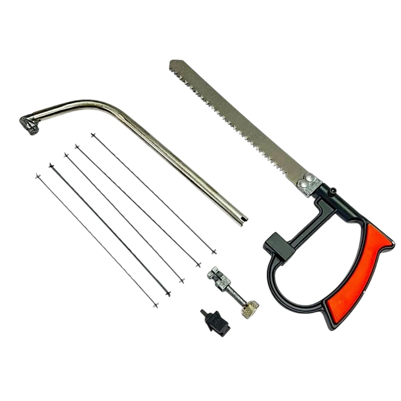 ручная мини пила 150 мм, 200 мм + 6 сменных лезвий, с пластиковой рукояткой (2666) оптом